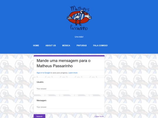 falePassarinho screenshot