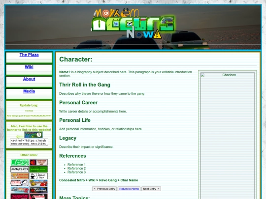 Wiki/Template/Template1 screenshot