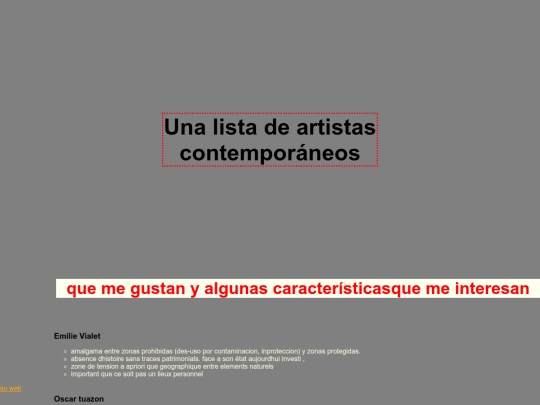 colleccion/lista-artistas screenshot