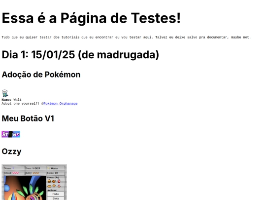 testes screenshot