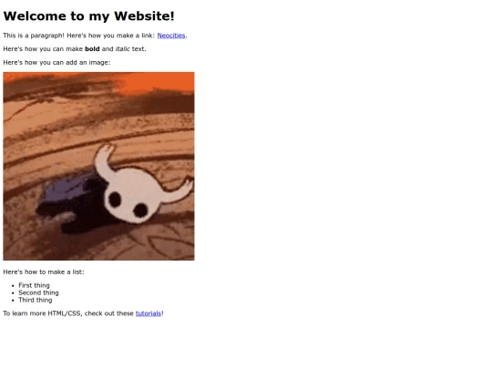index screenshot