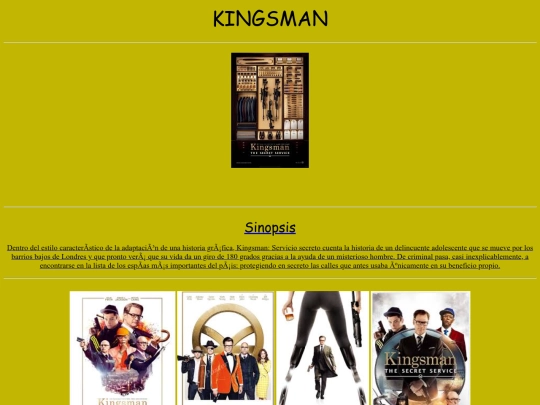 prac6/KINGSMAN screenshot