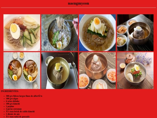 prac9/naengmyeon screenshot