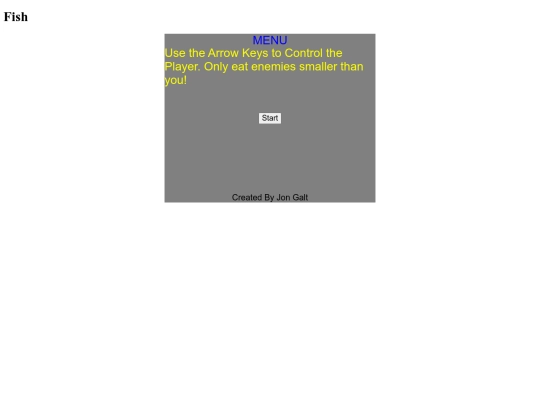 fishgamemenu screenshot