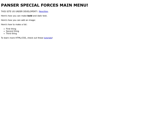 index screenshot
