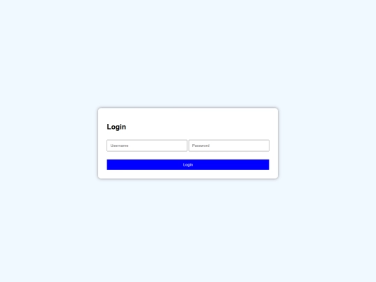 login screenshot