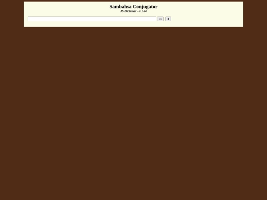 curs/JS-dictionar - Conjugator screenshot