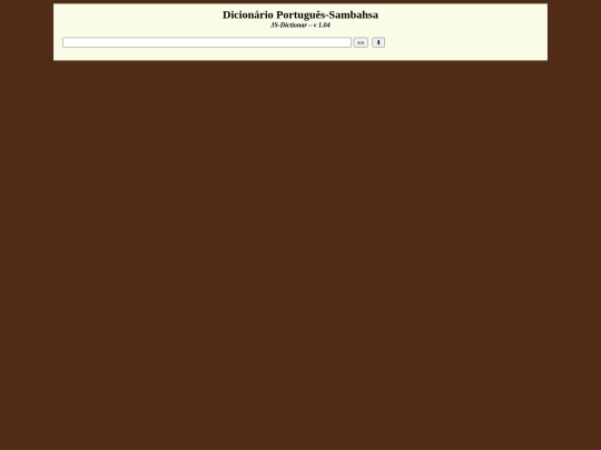 curs/JS-dictionar - Portughesche-Sambahsa screenshot