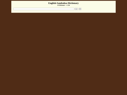 dict/JS-dictionar - Englisch-Sambahsa screenshot