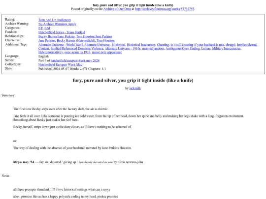 fanfictionarchive.html/fury_pure_and_silver_you screenshot