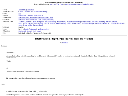 fanfictionarchive.html/intertwine_some_together screenshot