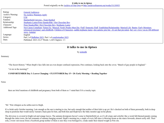 fanfictionarchive.html/it talks to me in screenshot