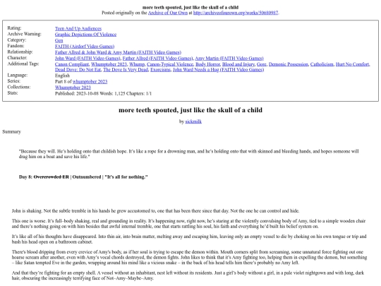 fanfictionarchive.html/more teeth spouted just screenshot