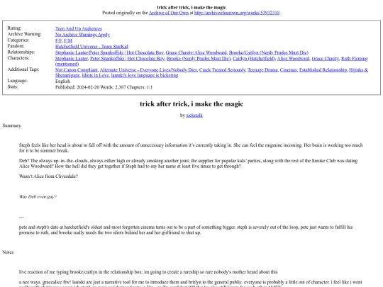 fanfictionarchive.html/trick_after_trick_i_make screenshot
