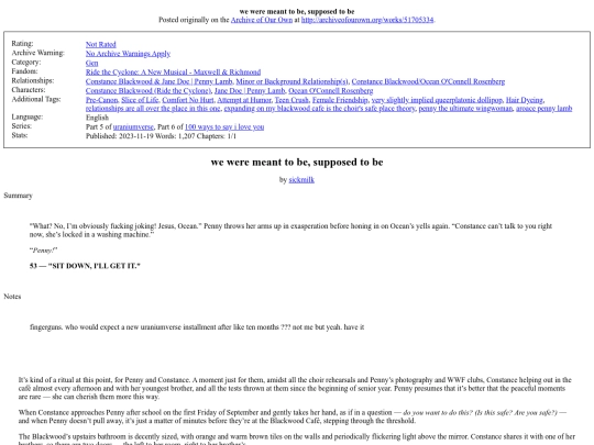 fanfictionarchive.html/we_were_meant_to_be screenshot