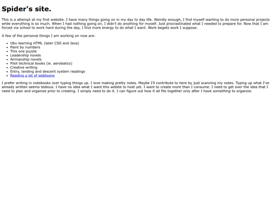 index screenshot