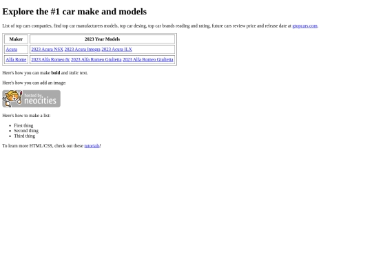 index screenshot