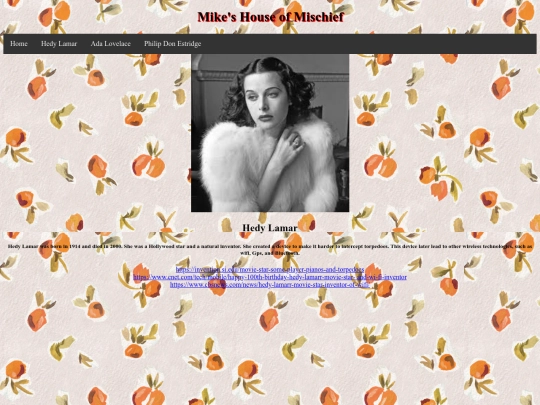 HedyLamar screenshot