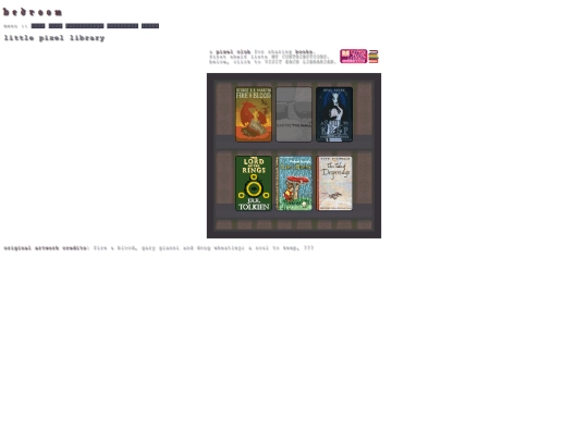bedroom/little-pixel-library screenshot