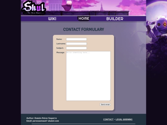 contact screenshot