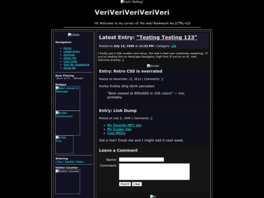 index screenshot