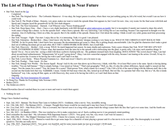 The_List screenshot