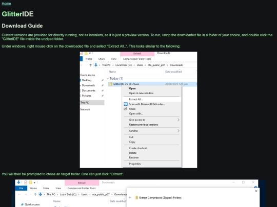 downloadguide screenshot