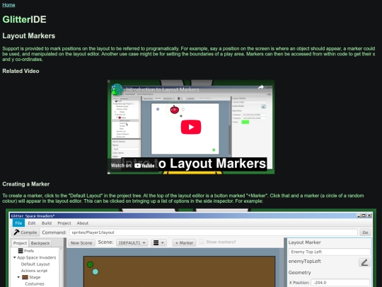 markers screenshot