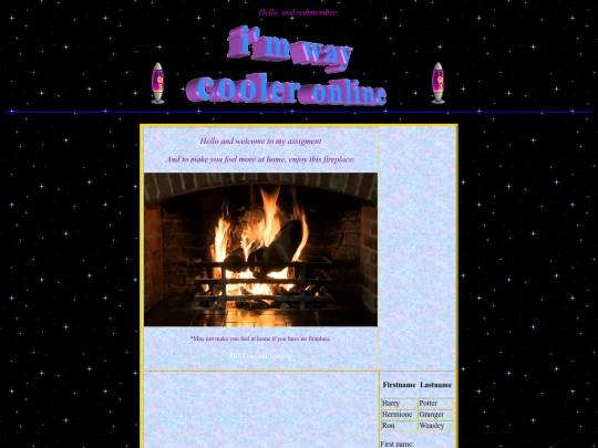assigment screenshot