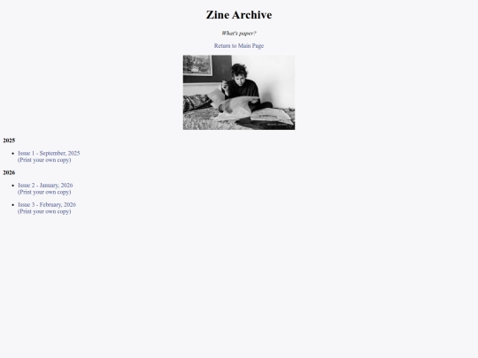 ZineArchive screenshot