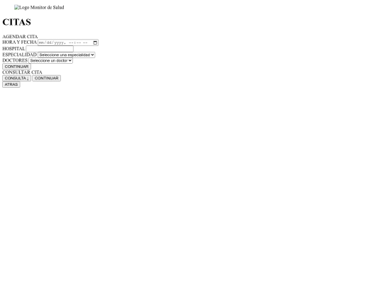 citas screenshot