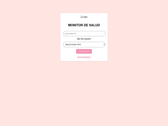 login screenshot