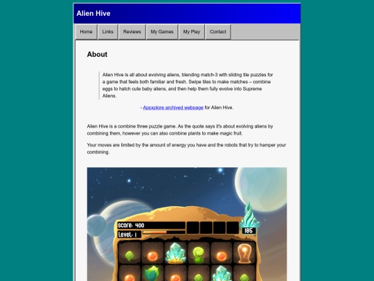 game_reviews/puzzle_game/alien_hive/alien_hive screenshot