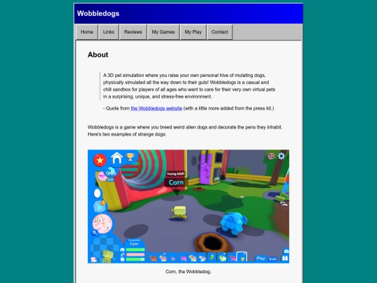 game_reviews/sim_game/wobbledogs/wobbledogs screenshot
