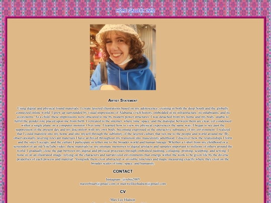 info screenshot