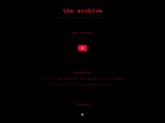 archive screenshot