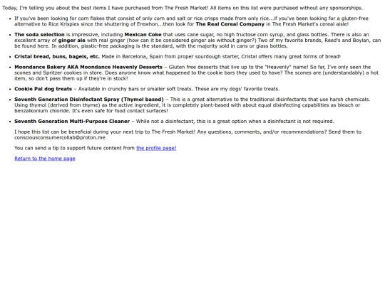 thefreshmarket screenshot