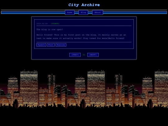 blog screenshot