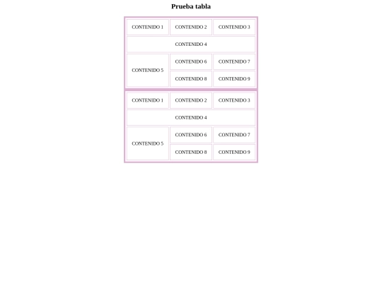pruebatabla screenshot