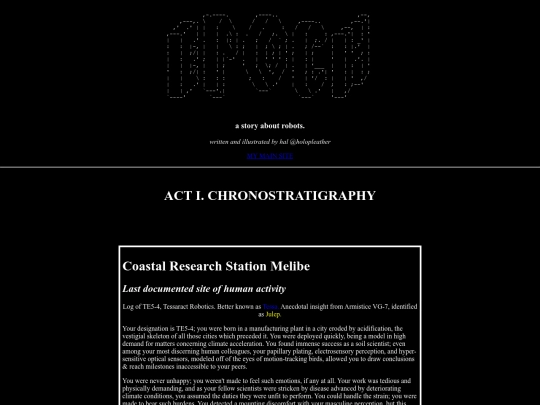 epoch/act1 screenshot