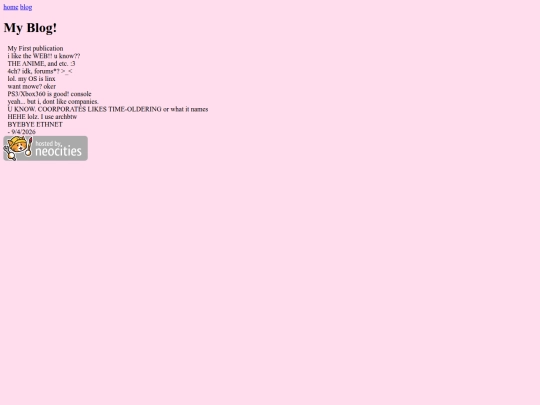 blog screenshot