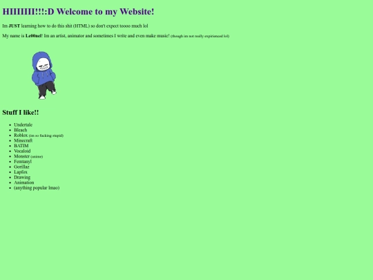 index screenshot
