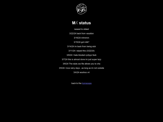 status screenshot