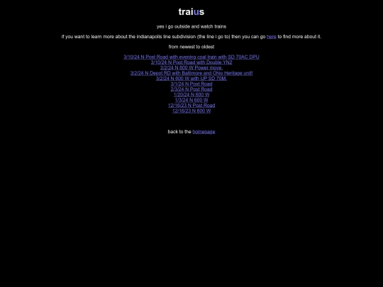 trains screenshot