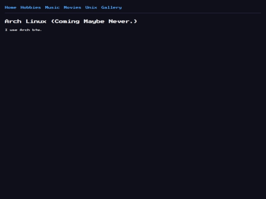 arch screenshot