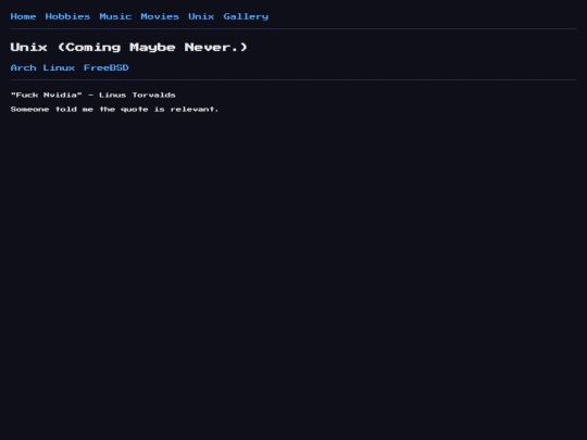 unix screenshot