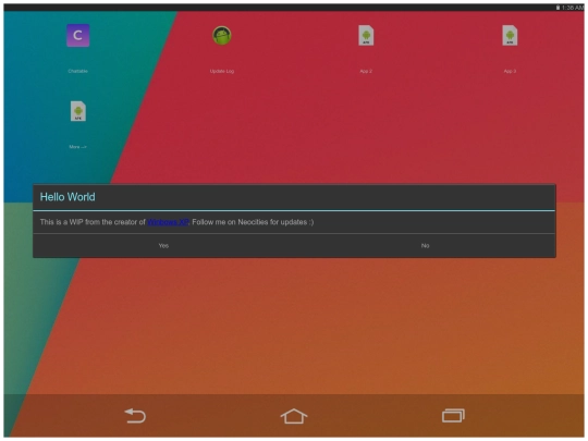 apps/android screenshot
