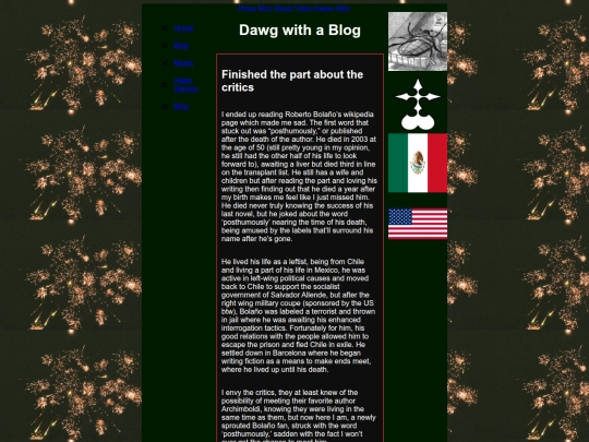blog screenshot