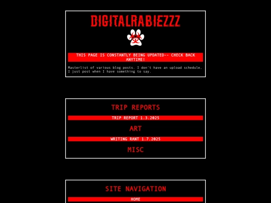 blogmenu screenshot