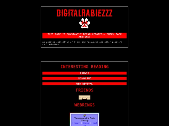 links screenshot